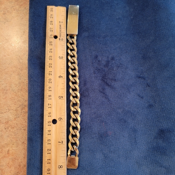 Vintage Speidel ID Bracelet "DANNY" ~ Gold Tone ~ 1980s(?) ~ Unisex ~ Retro! - Picture 10 of 13